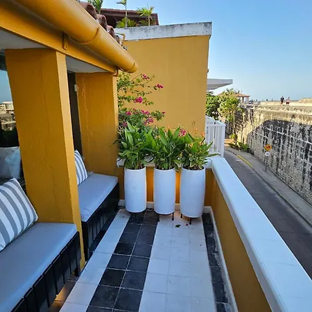 Apartamento Duplex Vista Al Mar Y Murallas Nuevo En La Ciudad Amurallada Apartamento Cartagena